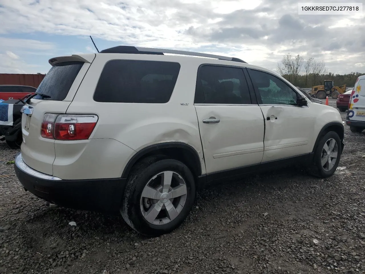 2012 GMC Acadia Slt-2 VIN: 1GKKRSED7CJ277818 Lot: 78672894