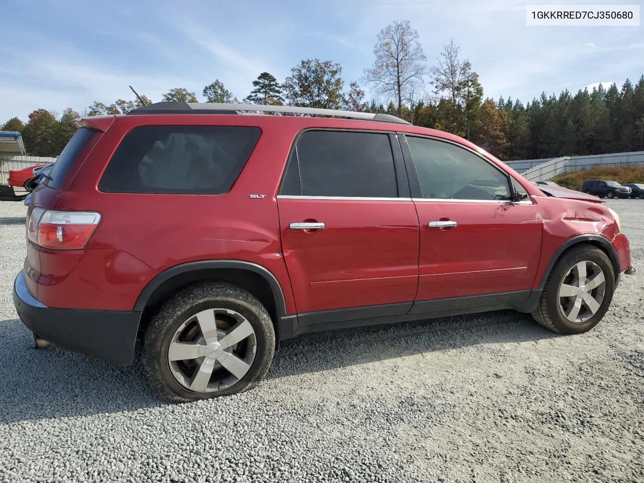 2012 GMC Acadia Slt-1 VIN: 1GKKRRED7CJ350680 Lot: 79159974