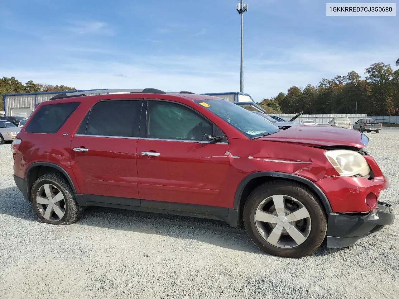 2012 GMC Acadia Slt-1 VIN: 1GKKRRED7CJ350680 Lot: 79159974