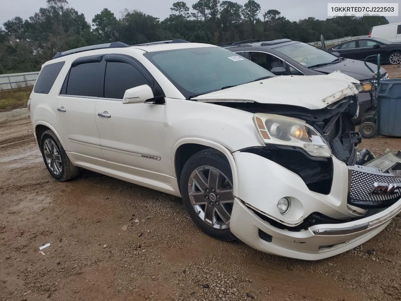 2012 GMC Acadia Denali VIN: 1GKKRTED7CJ222503 Lot: 79612334