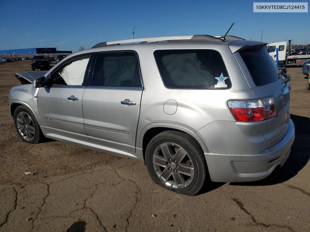 2012 GMC Acadia Denali VIN: 1GKKVTED8CJ124415 Lot: 79663034