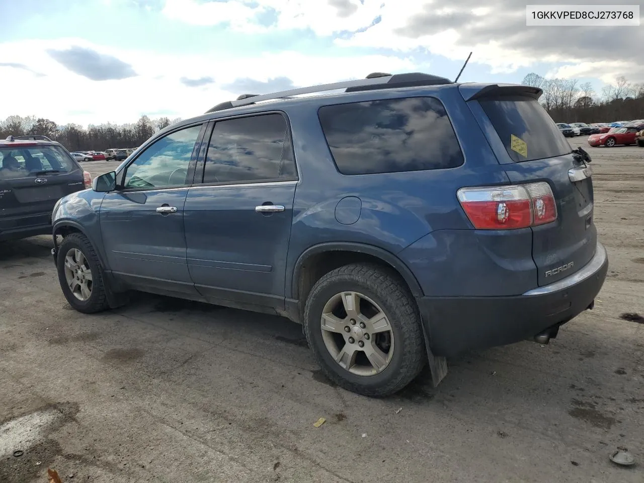 2012 GMC Acadia Sle VIN: 1GKKVPED8CJ273768 Lot: 79801904