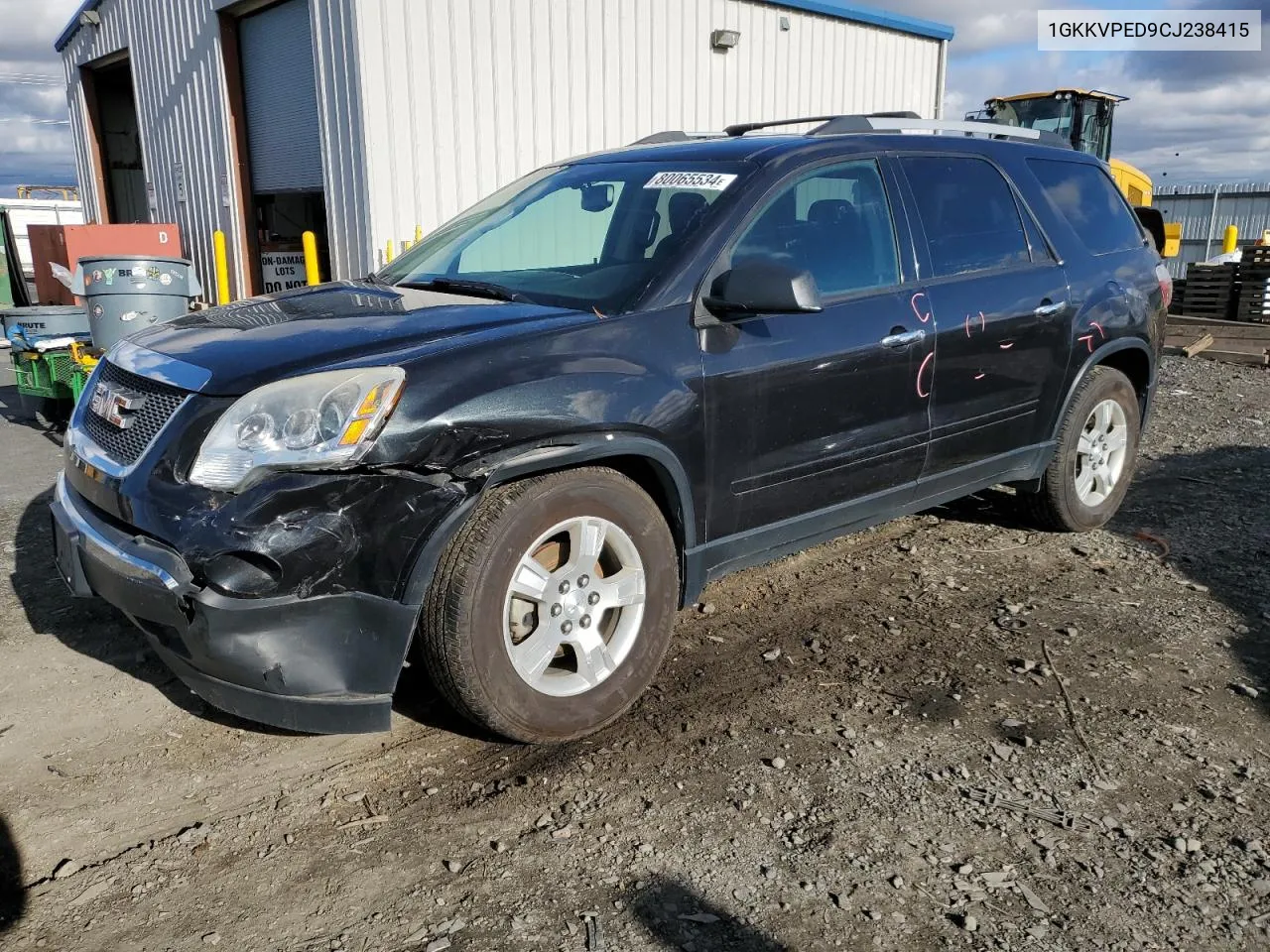 2012 GMC Acadia Sle VIN: 1GKKVPED9CJ238415 Lot: 80065534