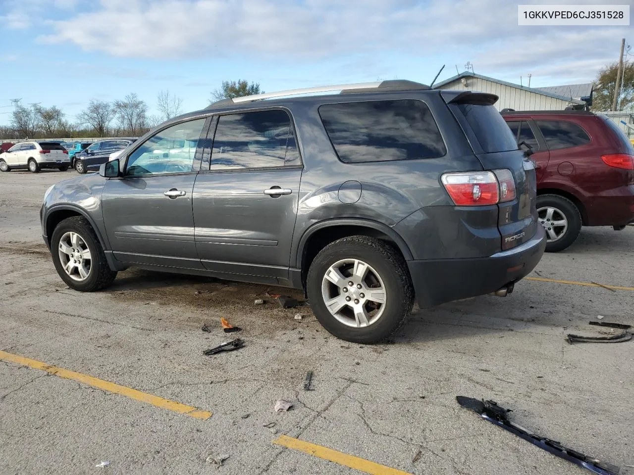 2012 GMC Acadia Sle VIN: 1GKKVPED6CJ351528 Lot: 80514954