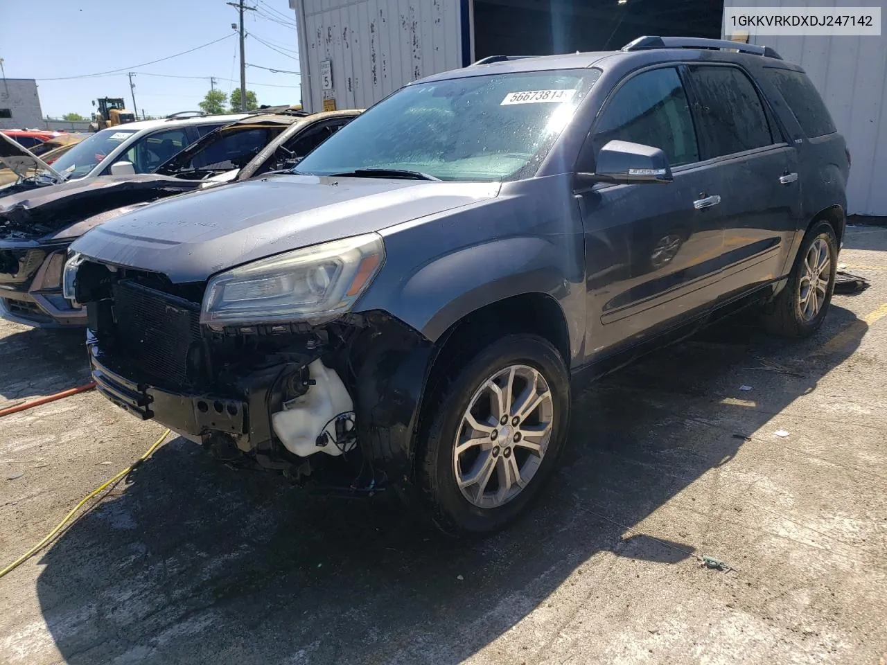 2013 GMC Acadia Slt-1 VIN: 1GKKVRKDXDJ247142 Lot: 56673814