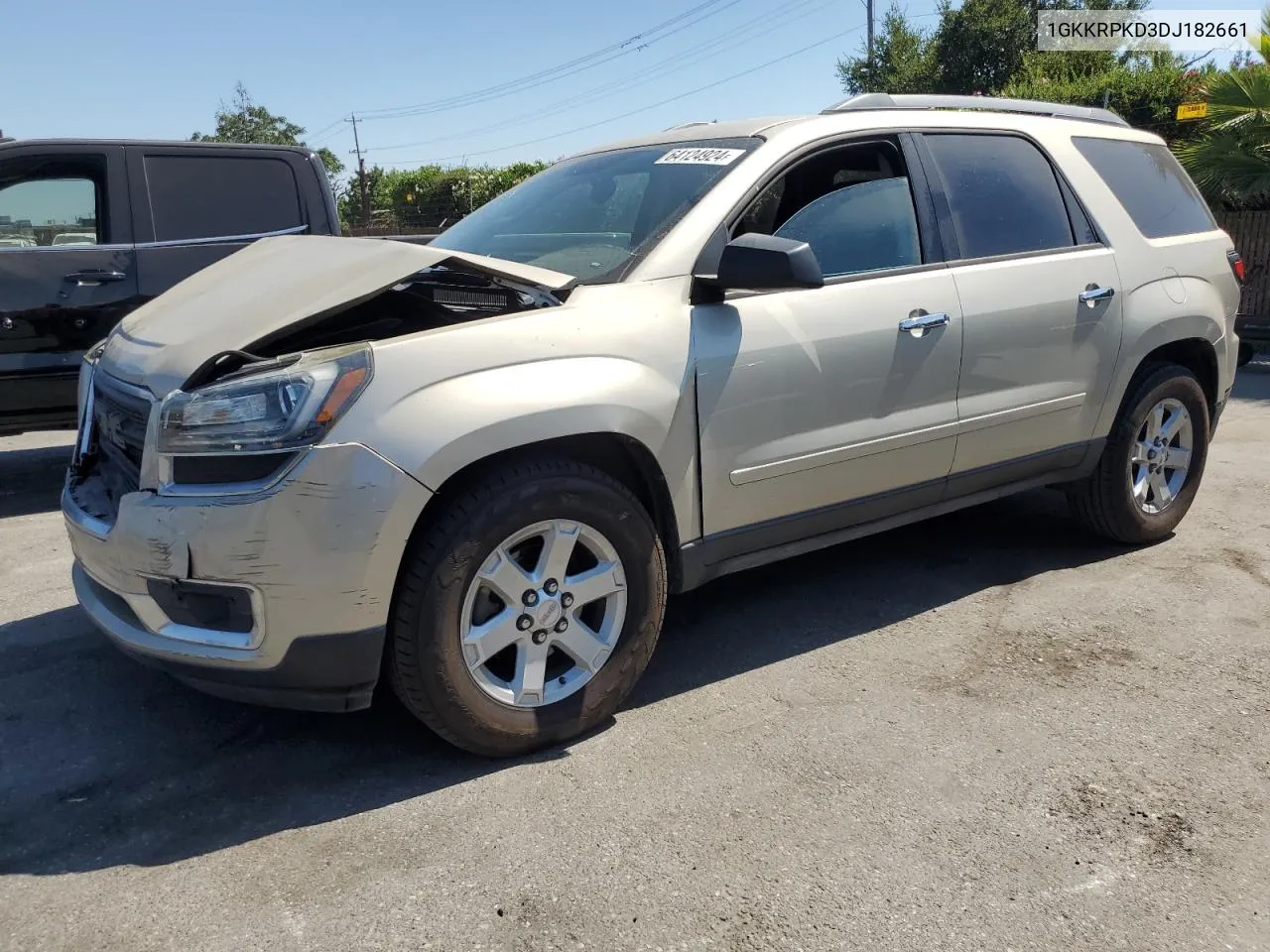 2013 GMC Acadia Sle VIN: 1GKKRPKD3DJ182661 Lot: 64124924