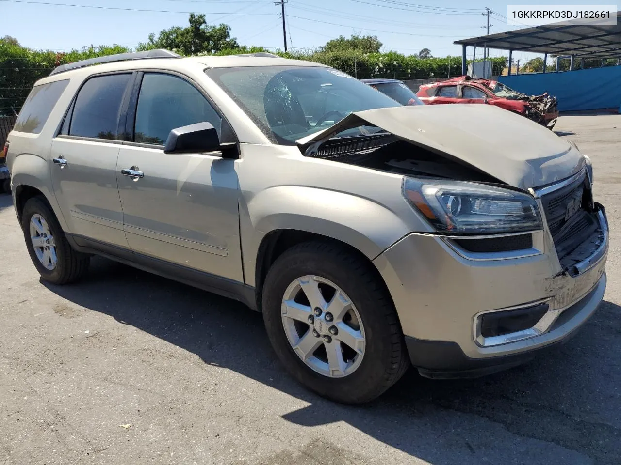 2013 GMC Acadia Sle VIN: 1GKKRPKD3DJ182661 Lot: 64124924