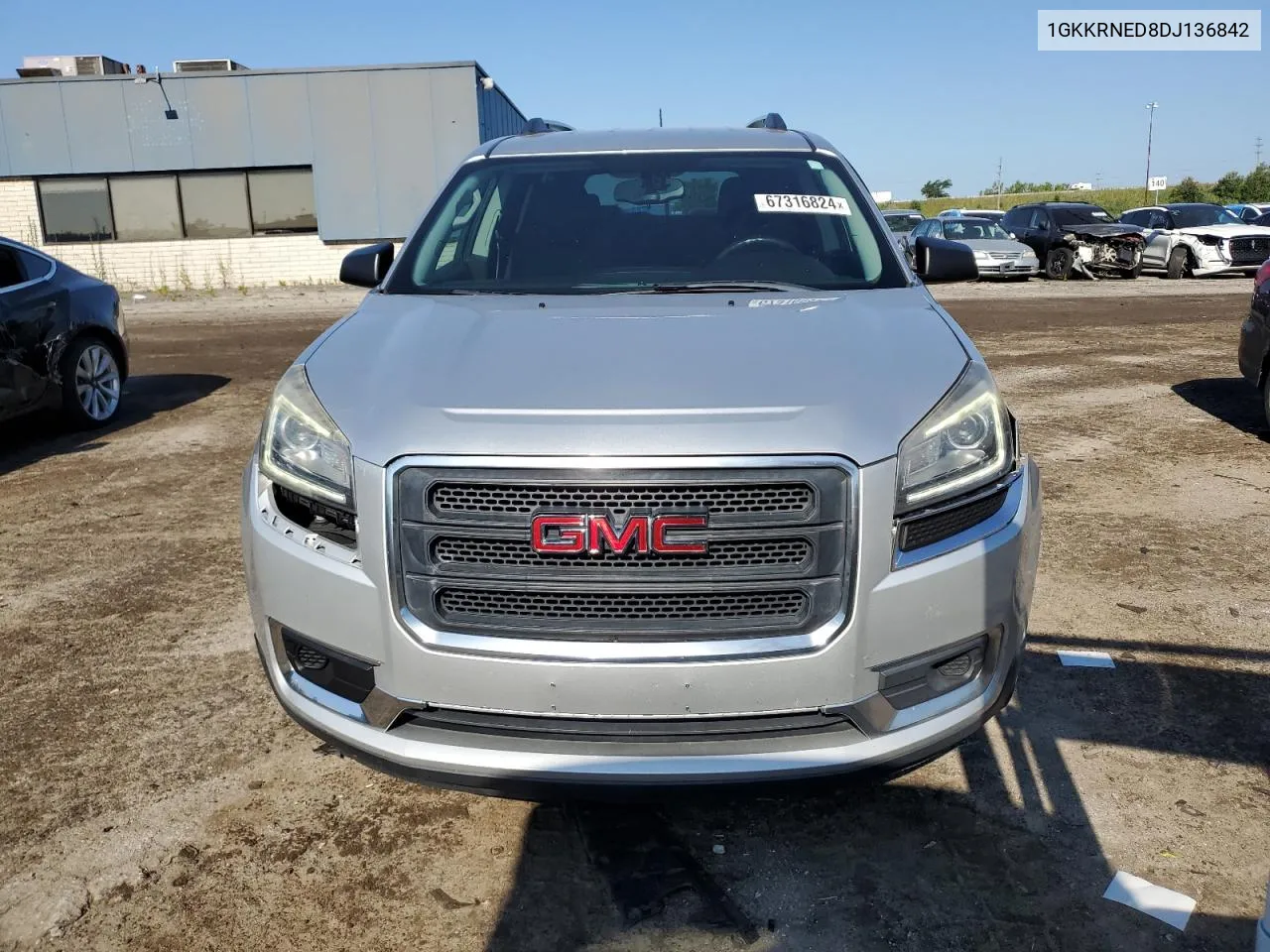 2013 GMC Acadia Sle VIN: 1GKKRNED8DJ136842 Lot: 67316824