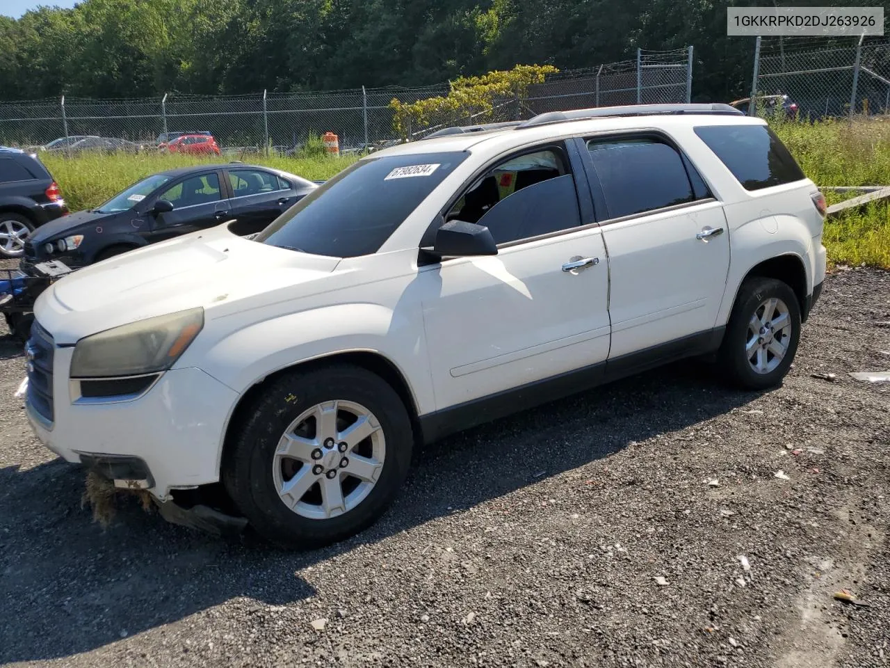 2013 GMC Acadia Sle VIN: 1GKKRPKD2DJ263926 Lot: 67982634