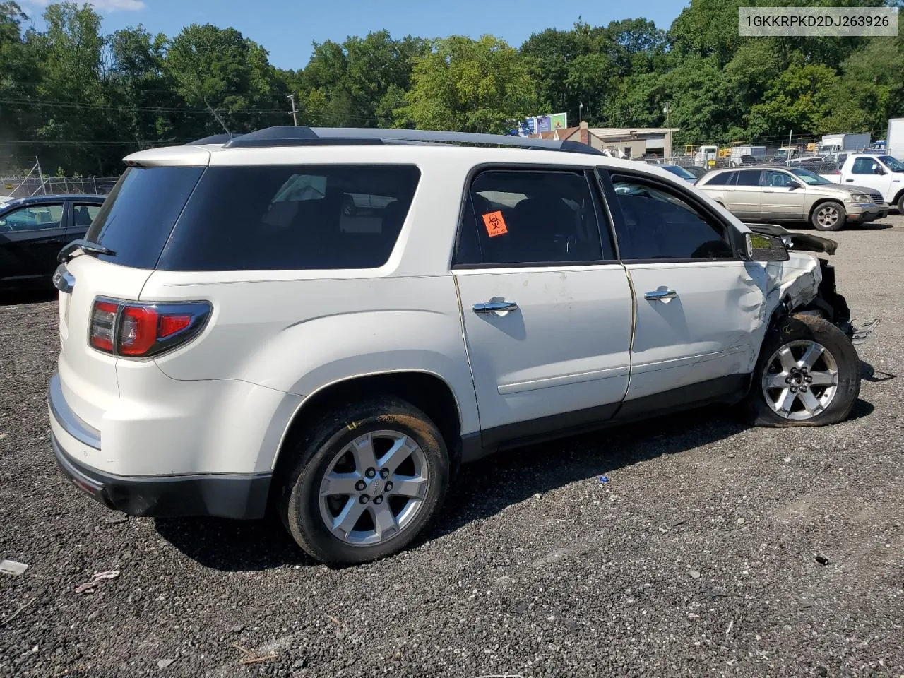 2013 GMC Acadia Sle VIN: 1GKKRPKD2DJ263926 Lot: 67982634