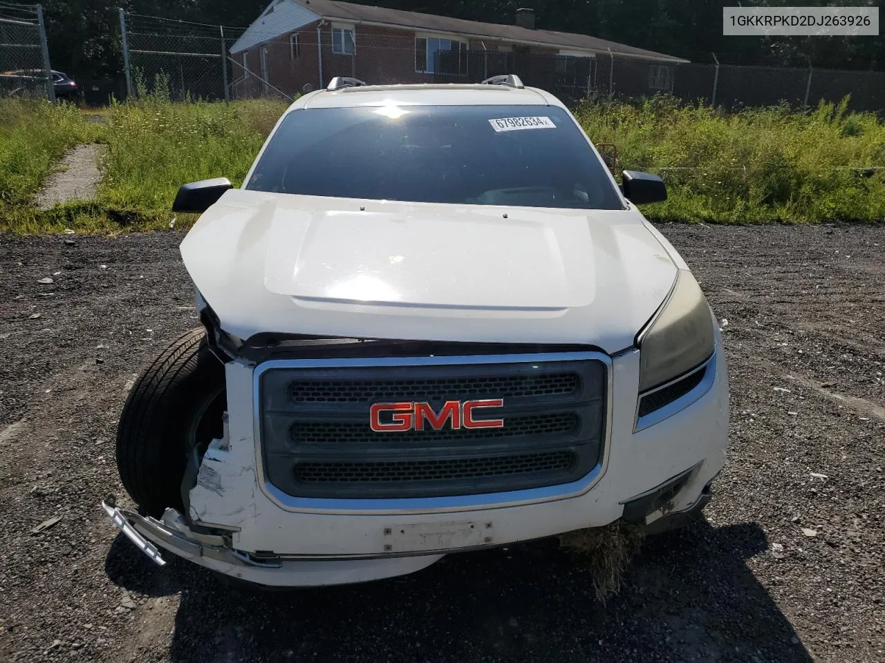 2013 GMC Acadia Sle VIN: 1GKKRPKD2DJ263926 Lot: 67982634