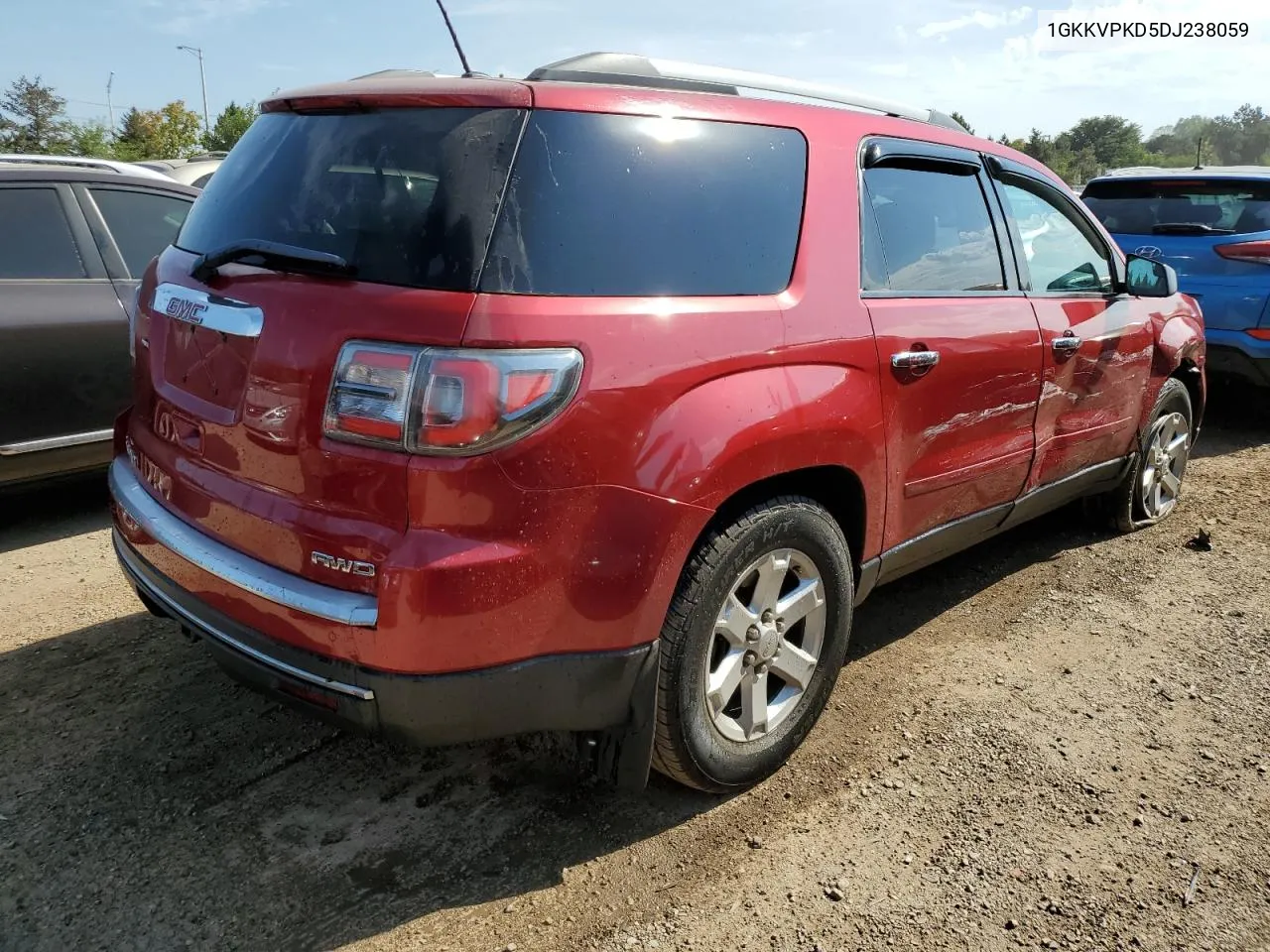 1GKKVPKD5DJ238059 2013 GMC Acadia Sle