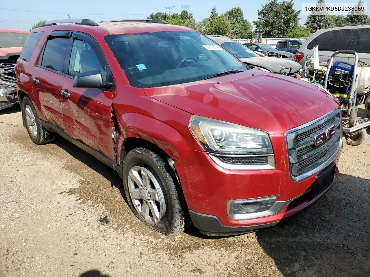 1GKKVPKD5DJ238059 2013 GMC Acadia Sle