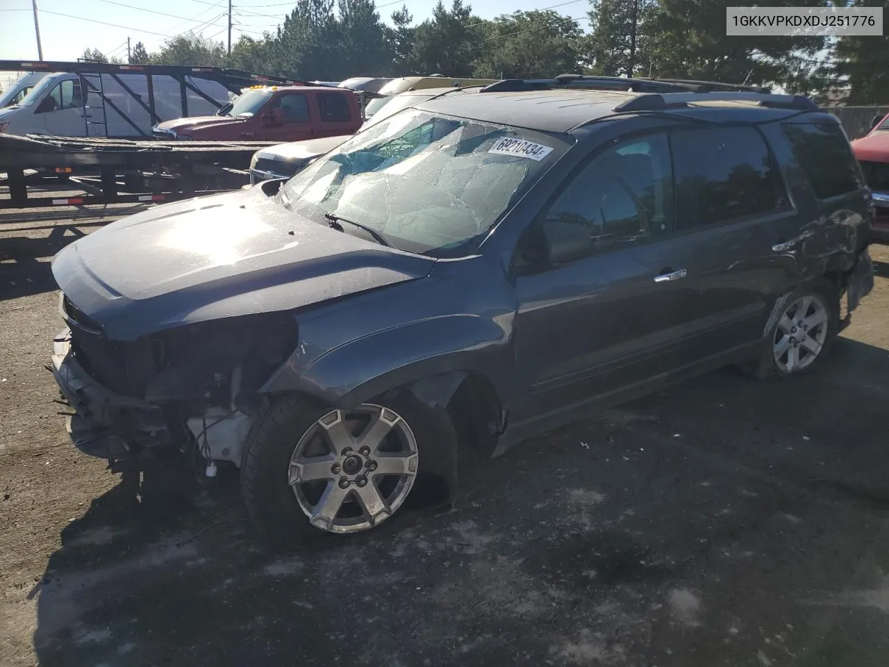 2013 GMC Acadia Sle VIN: 1GKKVPKDXDJ251776 Lot: 69210434