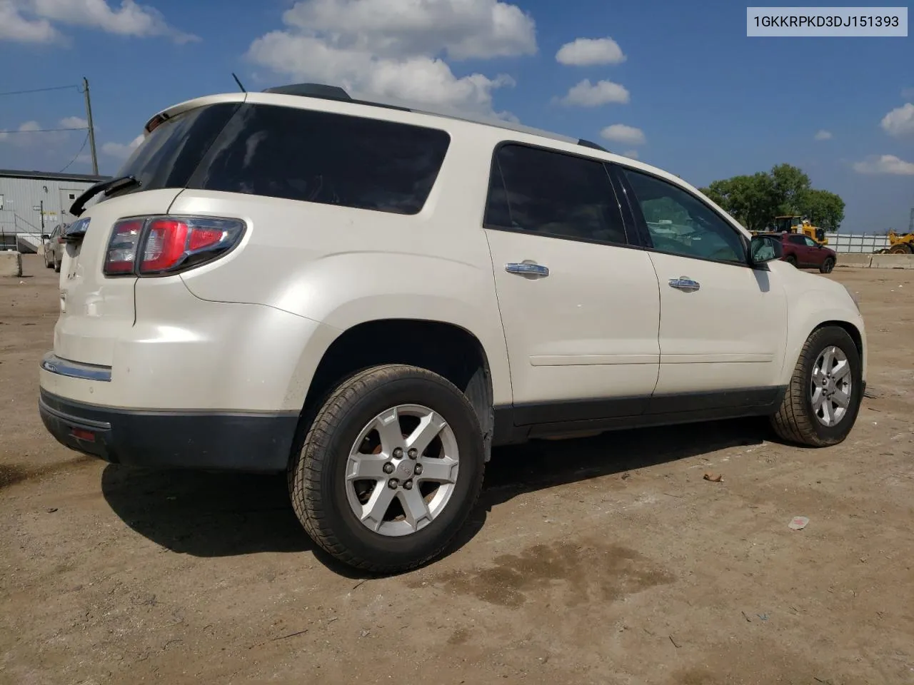 2013 GMC Acadia Sle VIN: 1GKKRPKD3DJ151393 Lot: 69379284