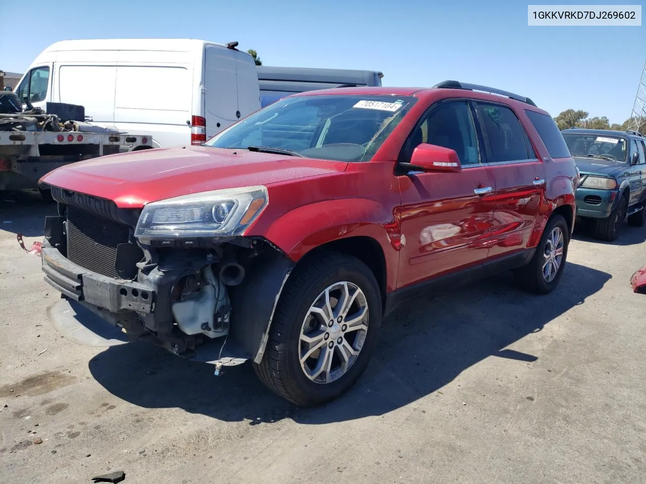 2013 GMC Acadia Slt-1 VIN: 1GKKVRKD7DJ269602 Lot: 70517104