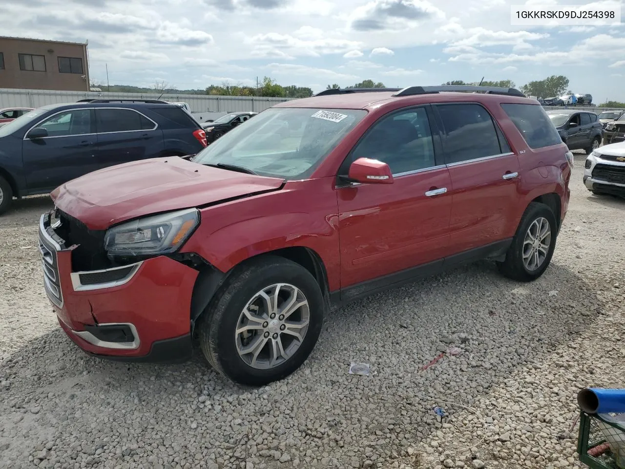 2013 GMC Acadia Slt-2 VIN: 1GKKRSKD9DJ254398 Lot: 71592084