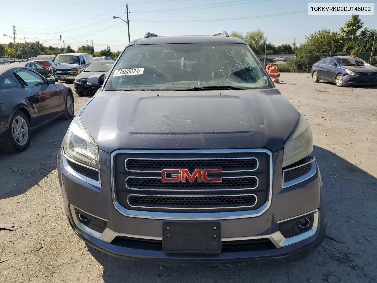 2013 GMC Acadia Slt-1 VIN: 1GKKVRKD9DJ146092 Lot: 71600624