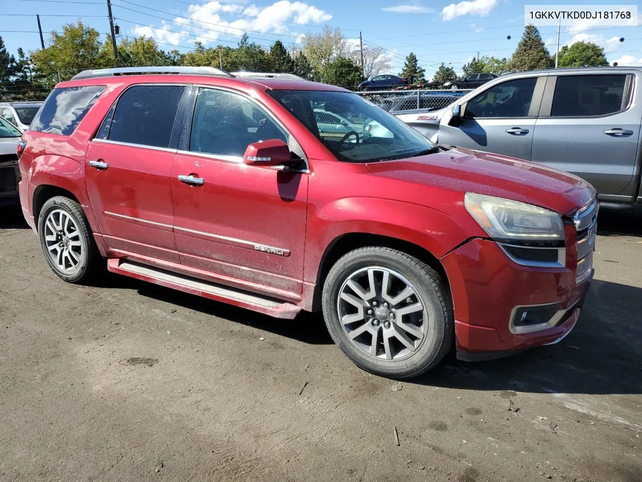 2013 GMC Acadia Denali VIN: 1GKKVTKD0DJ181763 Lot: 72045074