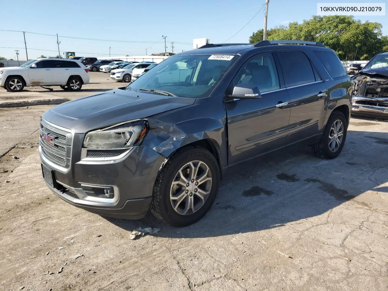 2013 GMC Acadia Slt-1 VIN: 1GKKVRKD9DJ210079 Lot: 72808414