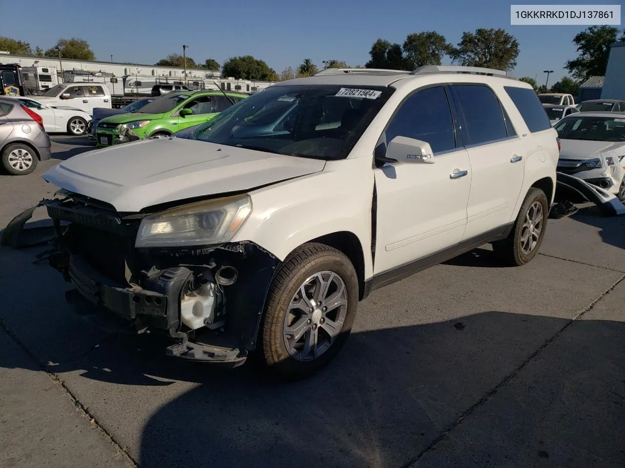 2013 GMC Acadia Slt-1 VIN: 1GKKRRKD1DJ137861 Lot: 72821584