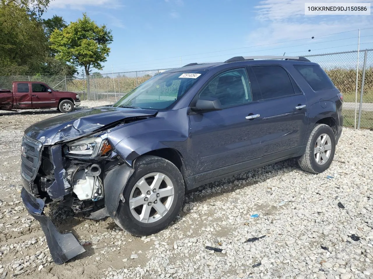 1GKKRNED9DJ150586 2013 GMC Acadia Sle