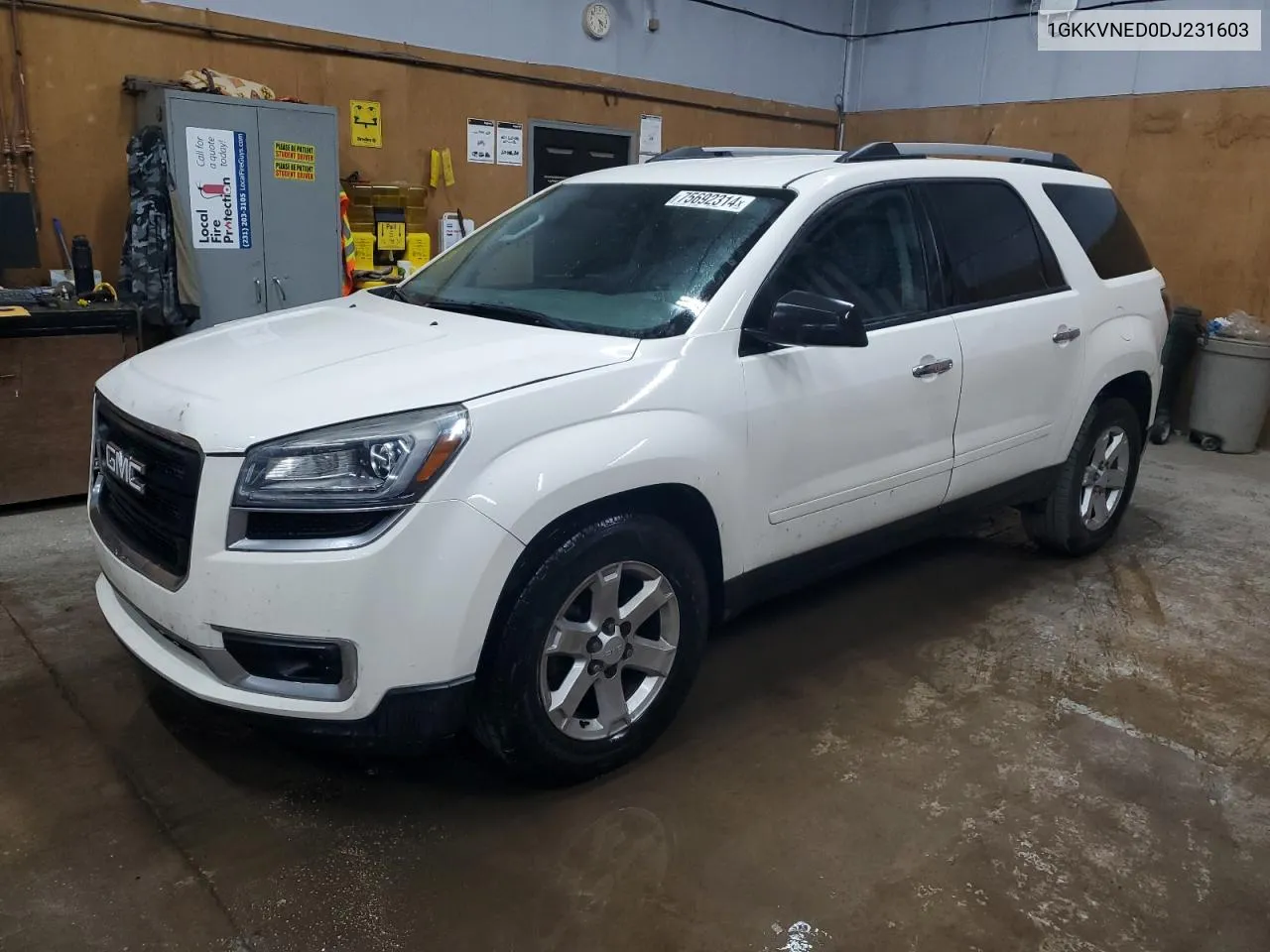 2013 GMC Acadia Sle VIN: 1GKKVNED0DJ231603 Lot: 75692314