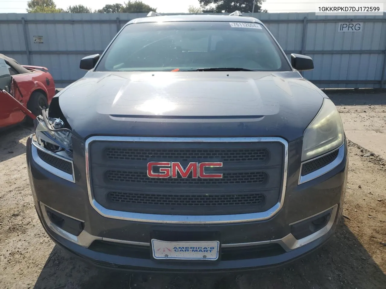 2013 GMC Acadia Sle VIN: 1GKKRPKD7DJ172599 Lot: 76112604