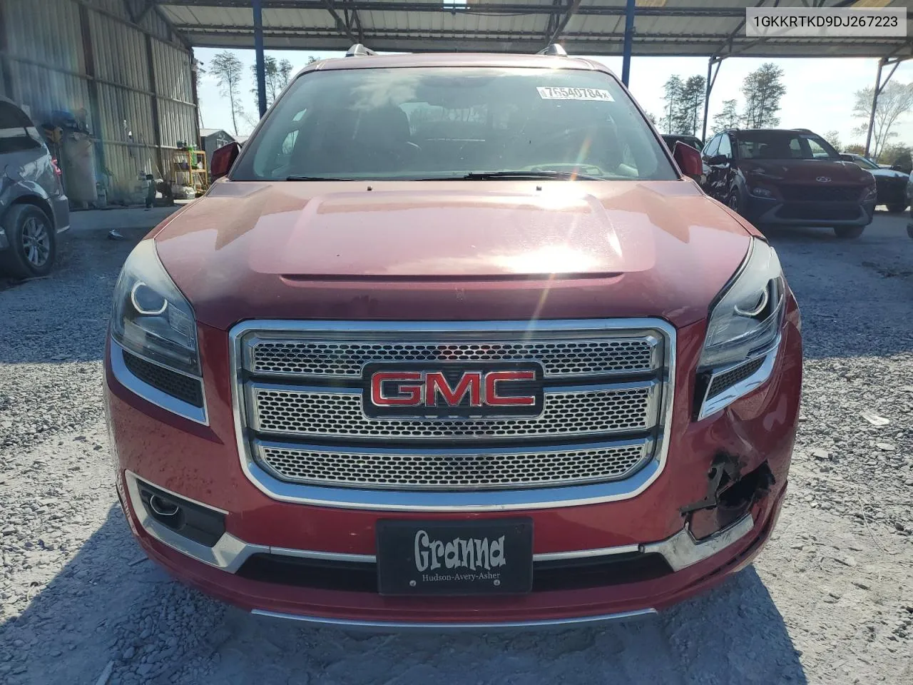 2013 GMC Acadia Denali VIN: 1GKKRTKD9DJ267223 Lot: 76540784