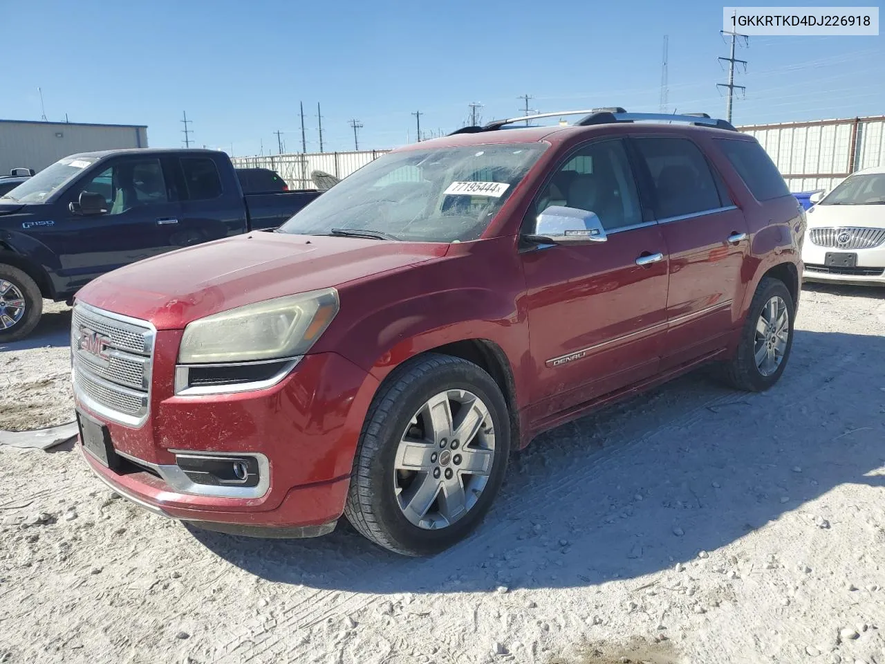 2013 GMC Acadia Denali VIN: 1GKKRTKD4DJ226918 Lot: 77195444