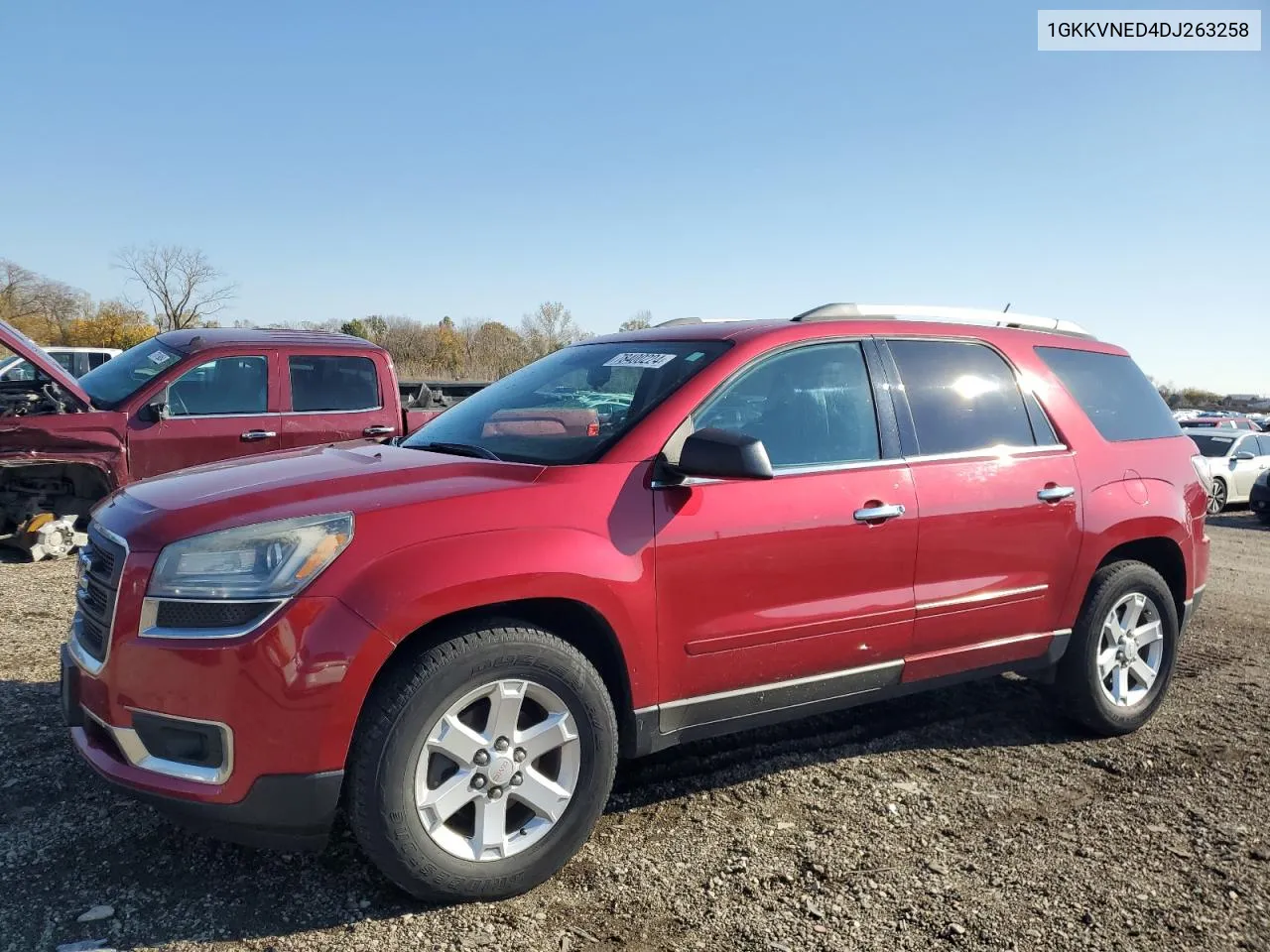 2013 GMC Acadia Sle VIN: 1GKKVNED4DJ263258 Lot: 78400224