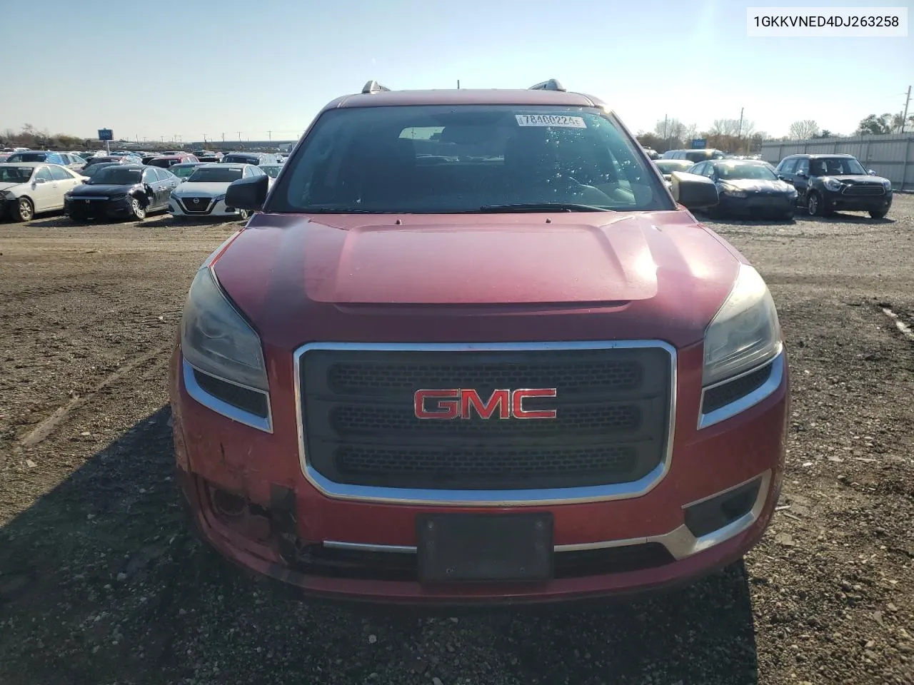 2013 GMC Acadia Sle VIN: 1GKKVNED4DJ263258 Lot: 78400224