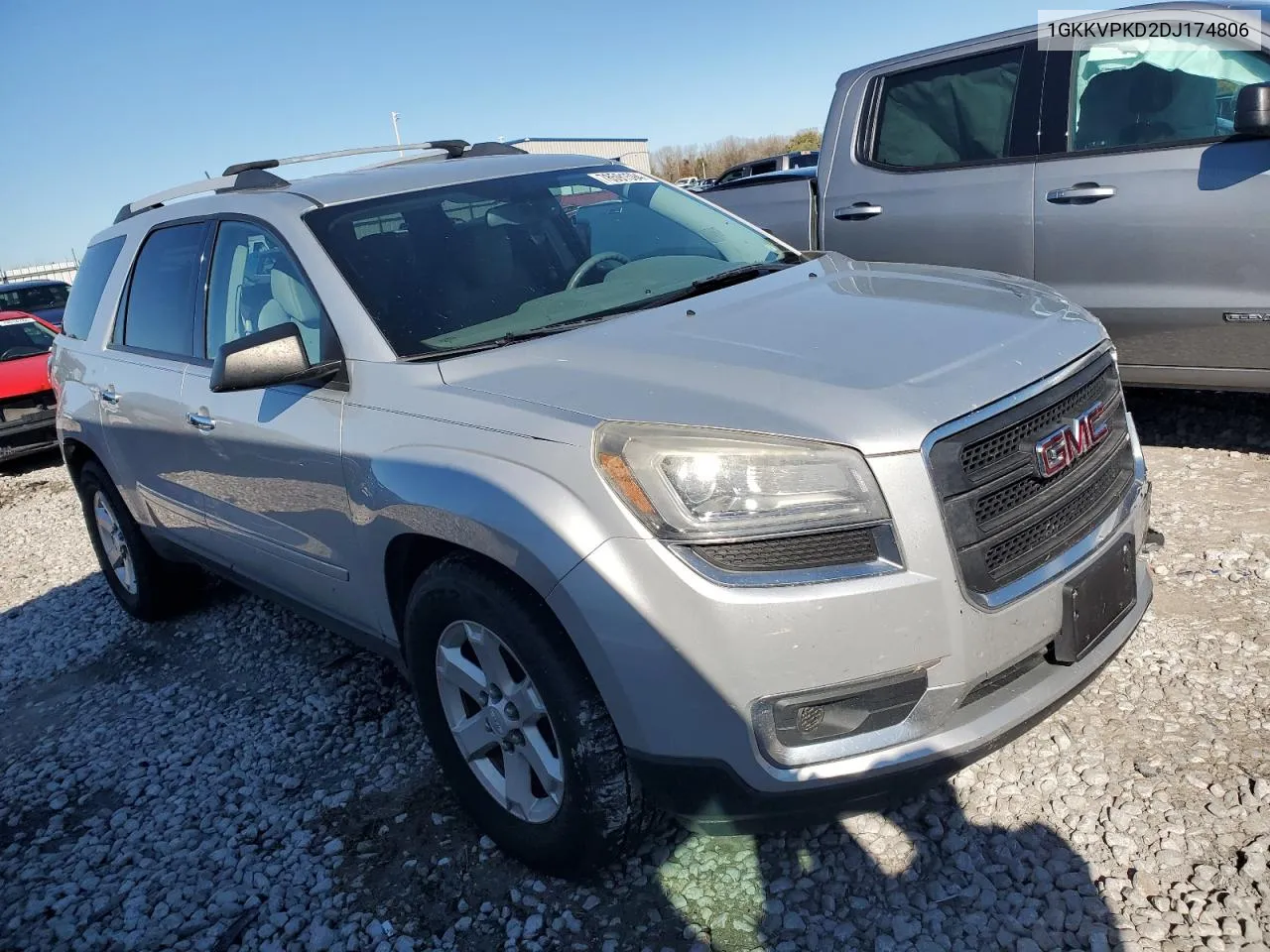 2013 GMC Acadia Sle VIN: 1GKKVPKD2DJ174806 Lot: 78591594