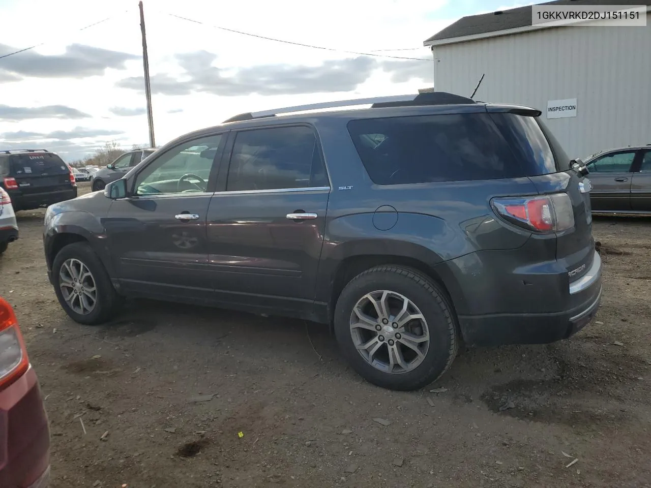 2013 GMC Acadia Slt-1 VIN: 1GKKVRKD2DJ151151 Lot: 78825394