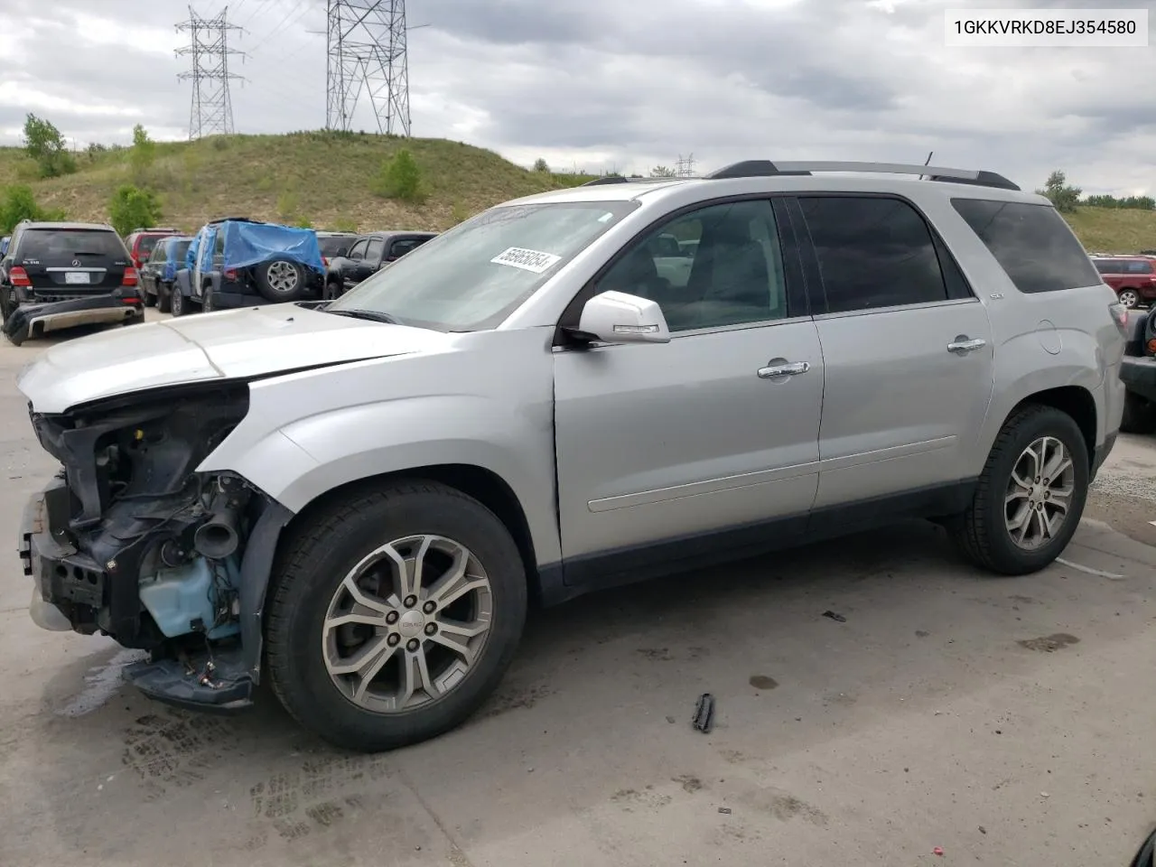 1GKKVRKD8EJ354580 2014 GMC Acadia Slt-1