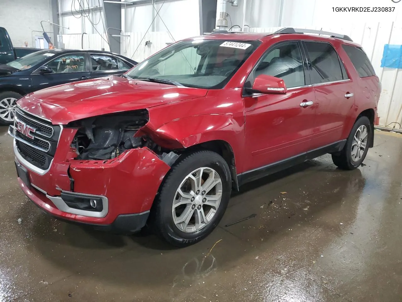 1GKKVRKD2EJ230837 2014 GMC Acadia Slt-1