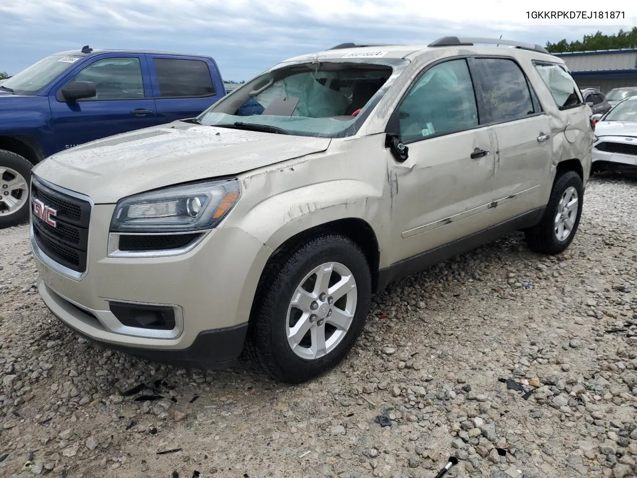 2014 GMC Acadia Sle VIN: 1GKKRPKD7EJ181871 Lot: 60315024