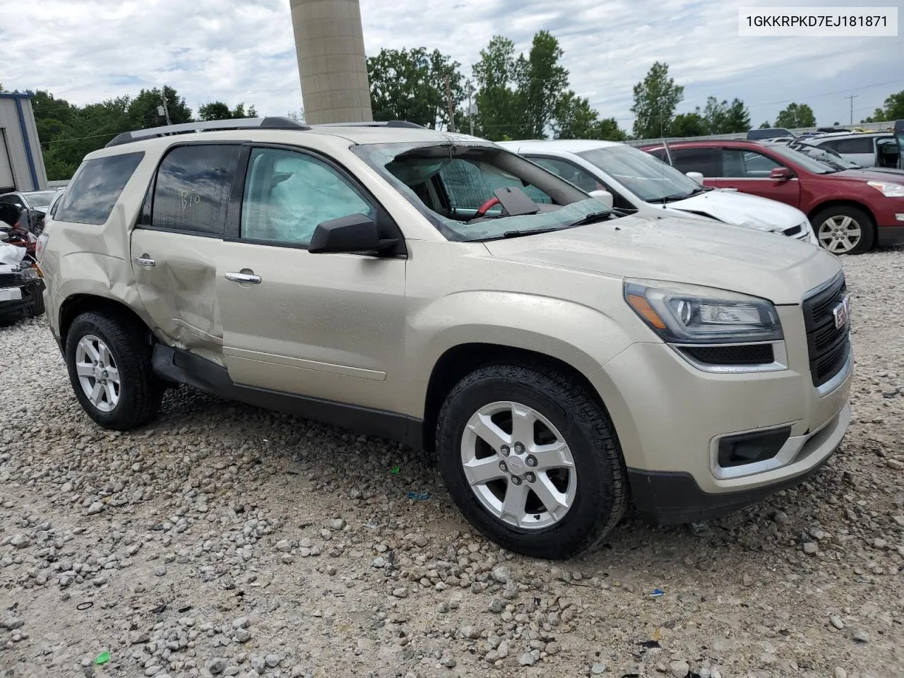 2014 GMC Acadia Sle VIN: 1GKKRPKD7EJ181871 Lot: 60315024