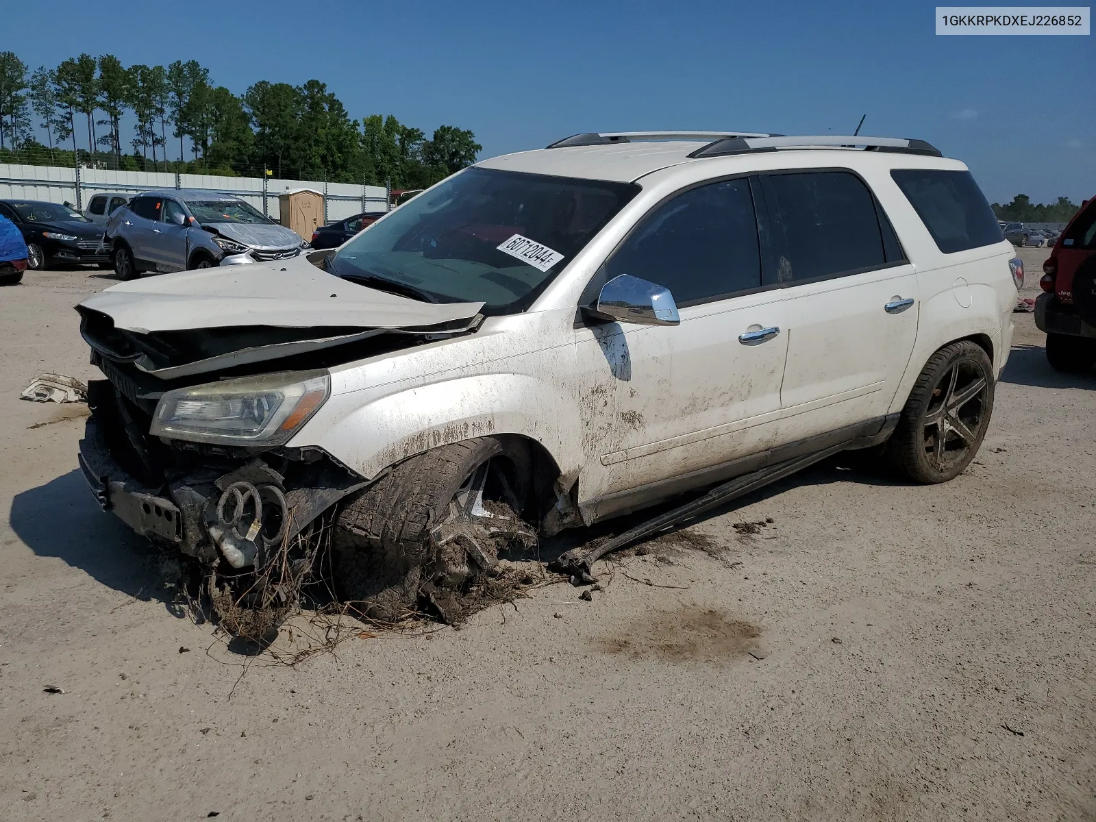 2014 GMC Acadia Sle VIN: 1GKKRPKDXEJ226852 Lot: 60712044