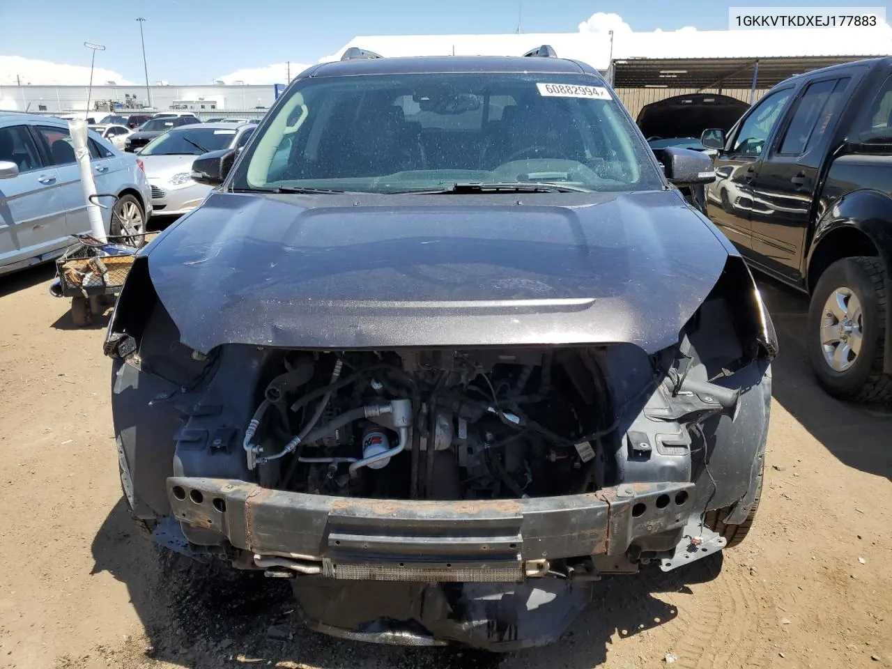 1GKKVTKDXEJ177883 2014 GMC Acadia Denali