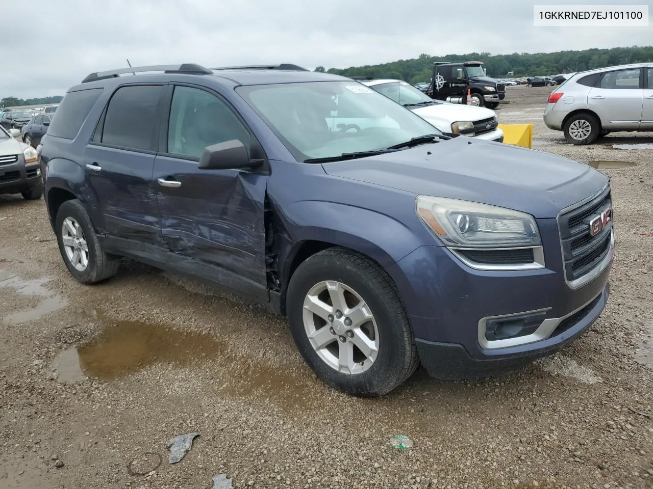 2014 GMC Acadia Sle VIN: 1GKKRNED7EJ101100 Lot: 61096954