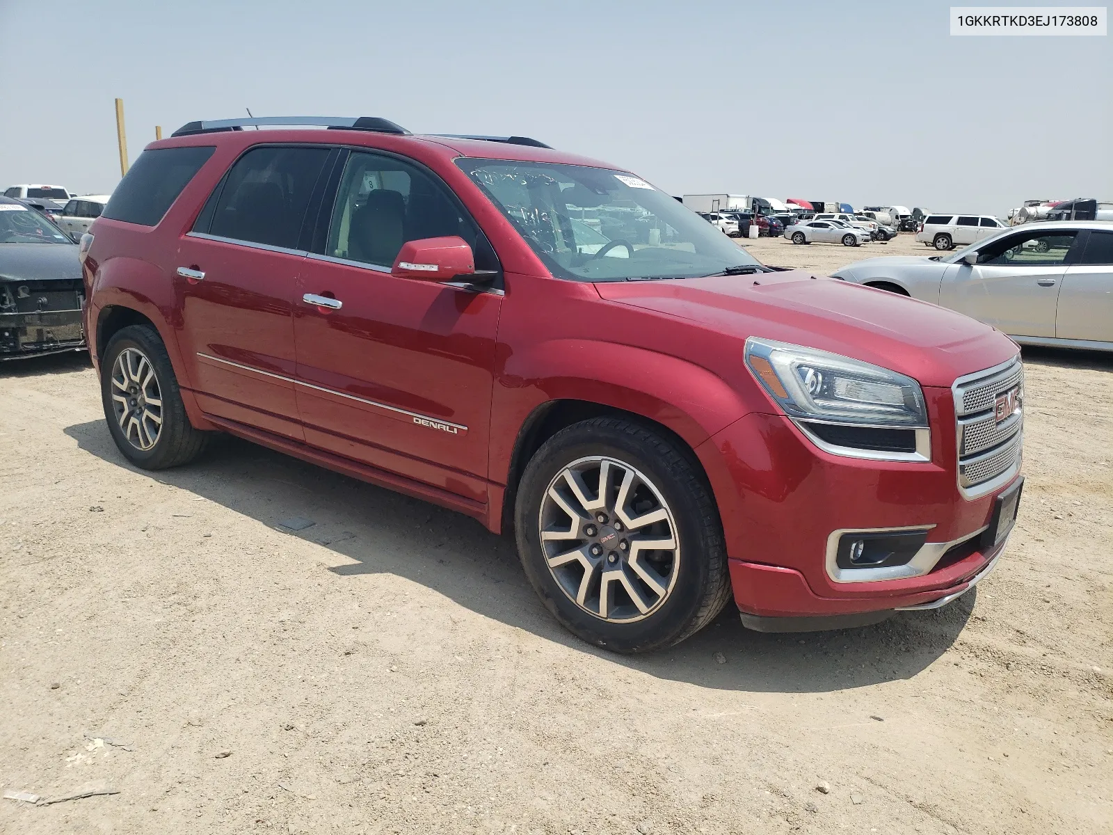 2014 GMC Acadia Denali VIN: 1GKKRTKD3EJ173808 Lot: 65035244