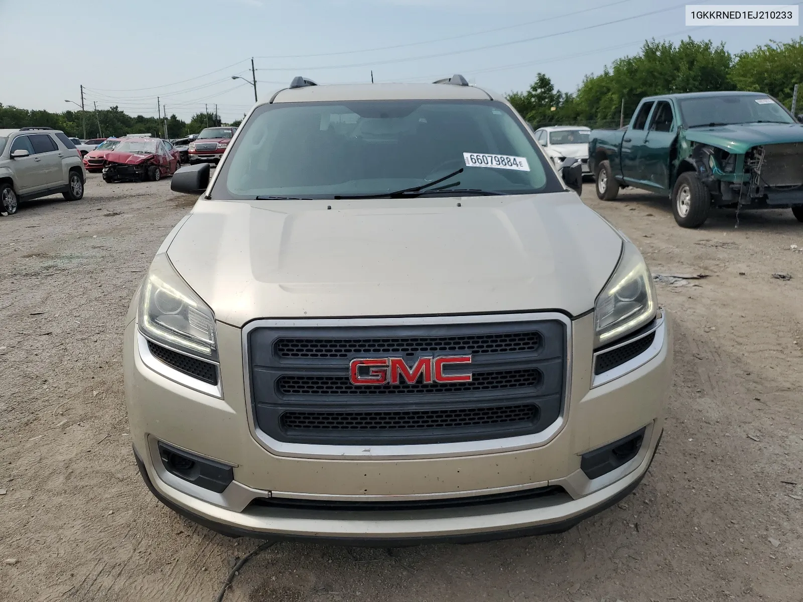 2014 GMC Acadia Sle VIN: 1GKKRNED1EJ210233 Lot: 66079884