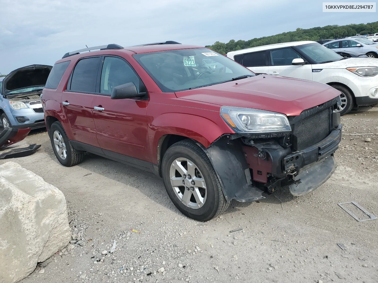 2014 GMC Acadia Sle VIN: 1GKKVPKD8EJ294787 Lot: 66114694