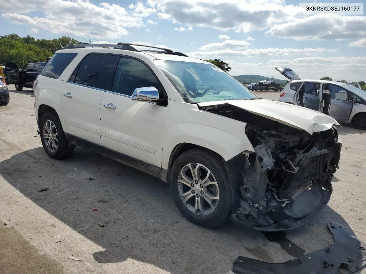 2014 GMC Acadia Slt-2 VIN: 1GKKRSKD3EJ160177 Lot: 68360724