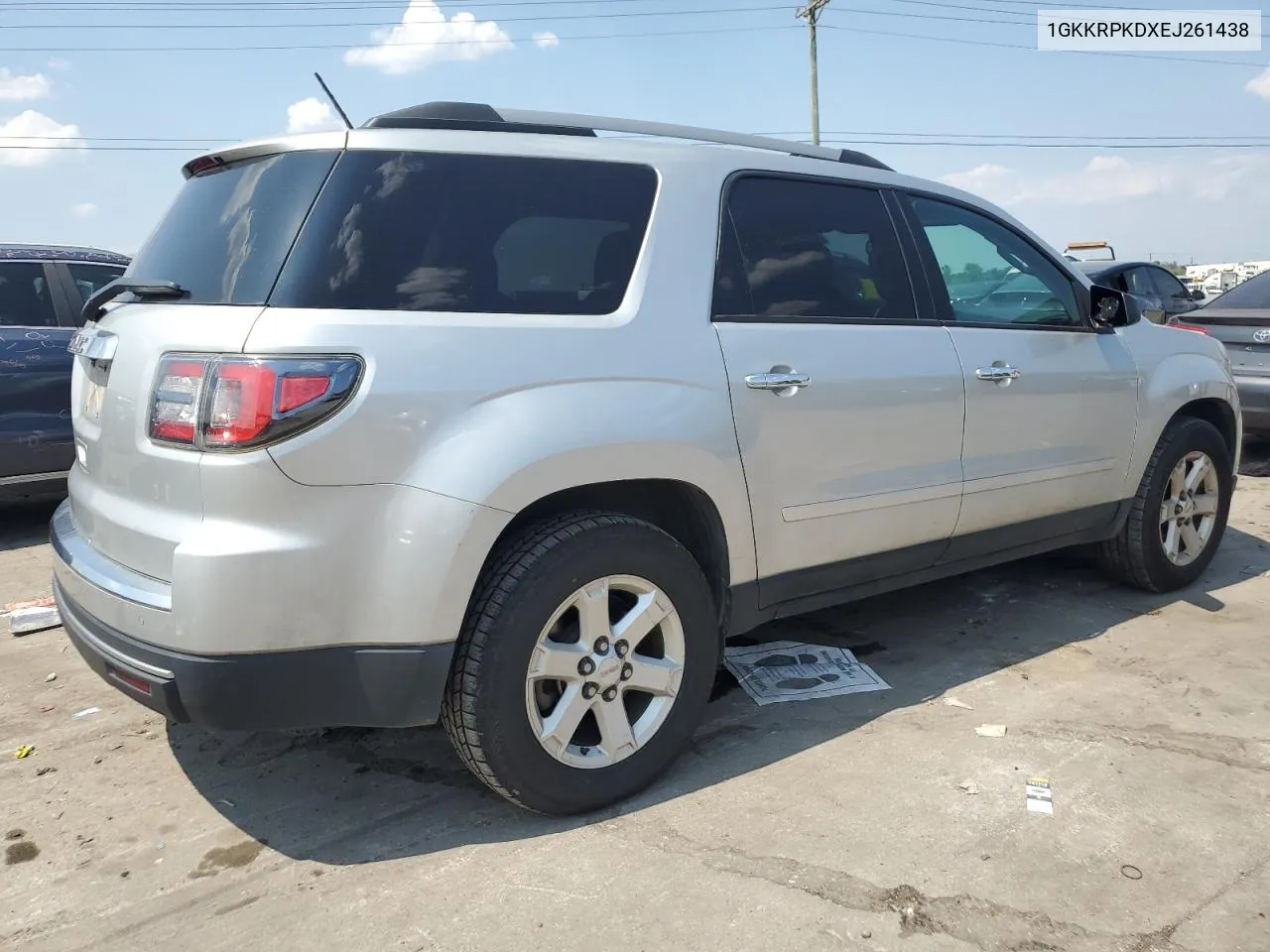 2014 GMC Acadia Sle VIN: 1GKKRPKDXEJ261438 Lot: 69224894