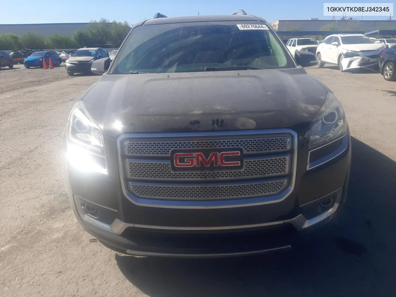 2014 GMC Acadia Denali VIN: 1GKKVTKD8EJ342345 Lot: 69276644