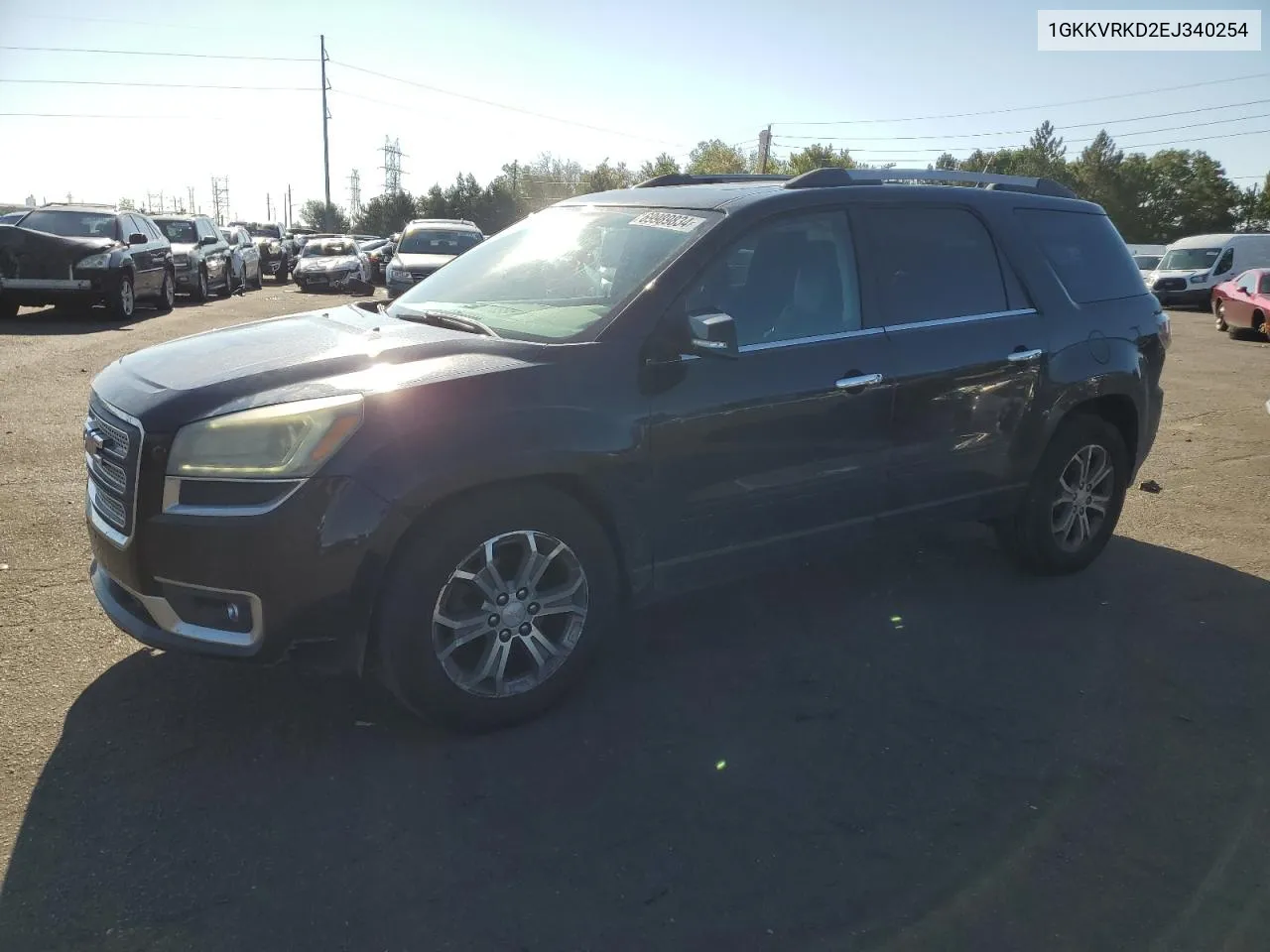 2014 GMC Acadia Slt-1 VIN: 1GKKVRKD2EJ340254 Lot: 69989834