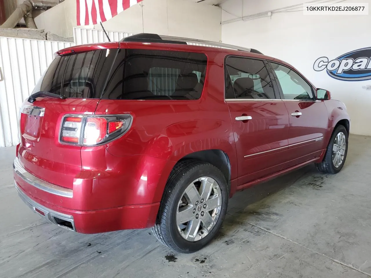 2014 GMC Acadia Denali VIN: 1GKKRTKD2EJ206877 Lot: 70508074