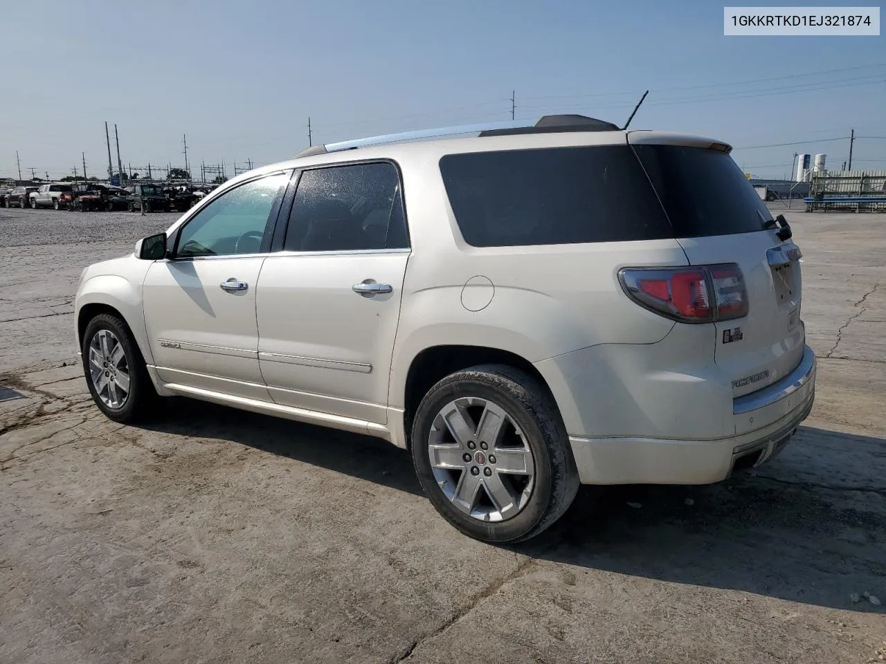 2014 GMC Acadia Denali VIN: 1GKKRTKD1EJ321874 Lot: 70693714